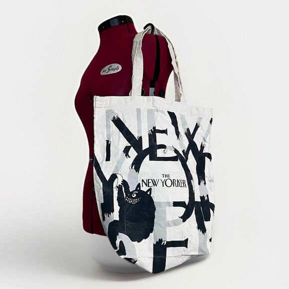 The New Yorker‎ Magazine Canvas Tote Bag Monsters Edward Steed Limited Edition - Picture 1 of 11